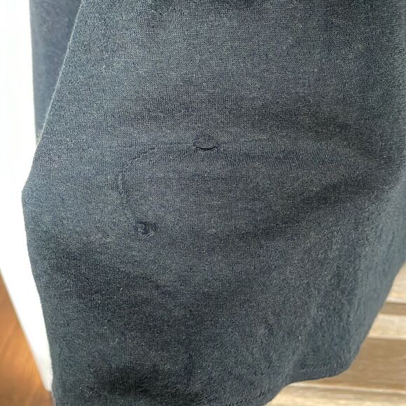 T by Alexander Wang black cotton cardigan long size small - Picture 6 of 10